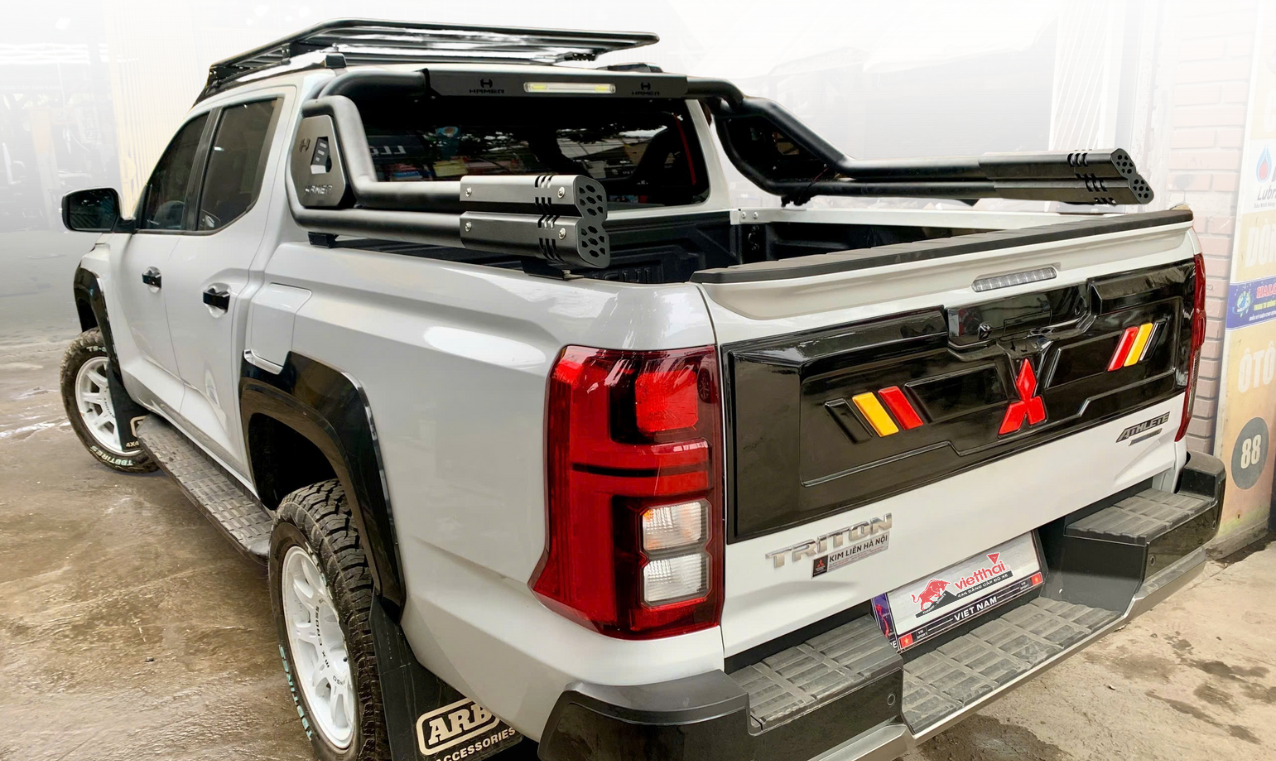 Mitsubishi Triton 2025 Lột Xác Mạnh Mẽ Khi Độ Full Option Tại Việt Thái 4x4